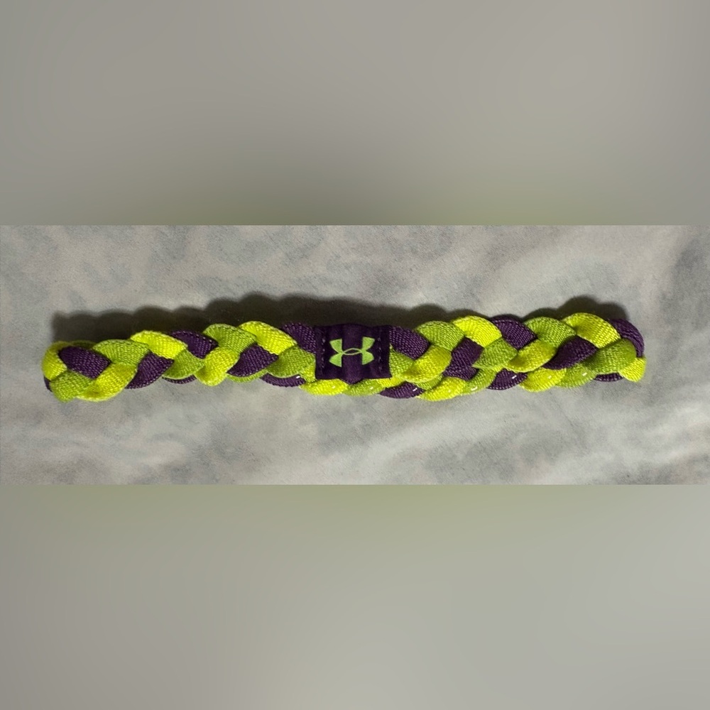 Under Armour Braided Headband - Purple and Green